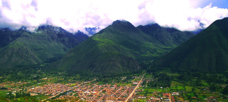 Urubamba desde las alturas