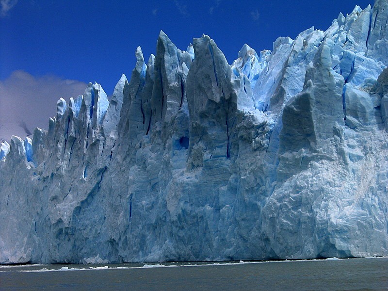 las defensas del glaciar