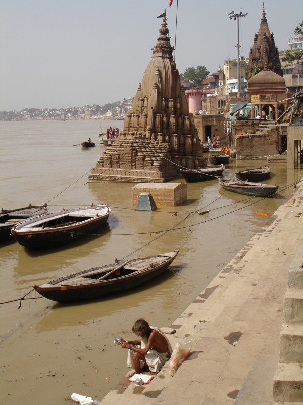 Rio Ganges, centro de la vida religiosa india