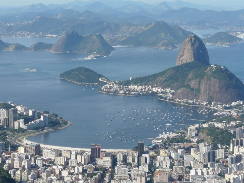 Bahia de Botafogo y Pao de Azucar