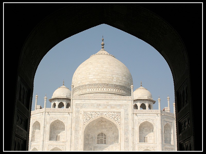Foto tipica Taj Mahal
