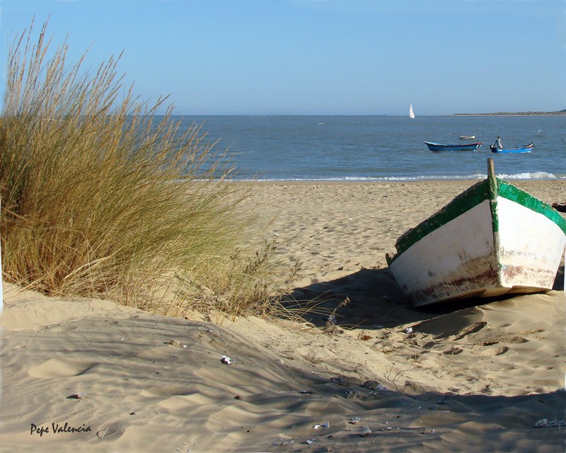 Dunas y barcas