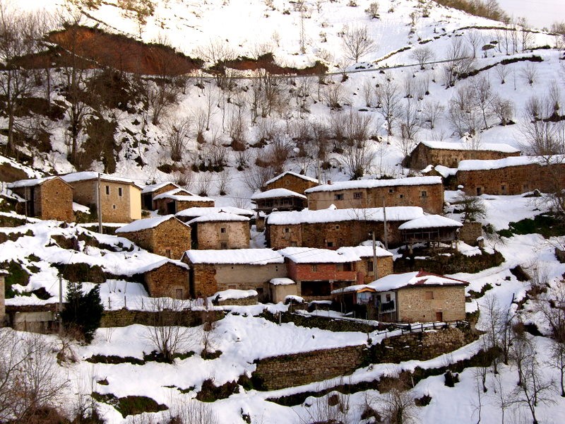 pueblo nevado