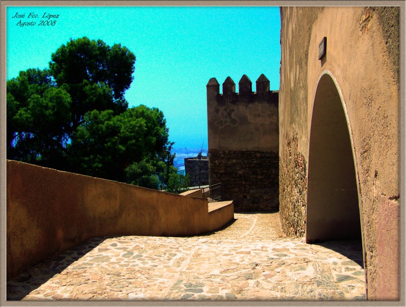 Entrada al Castillo de Gibralfaro