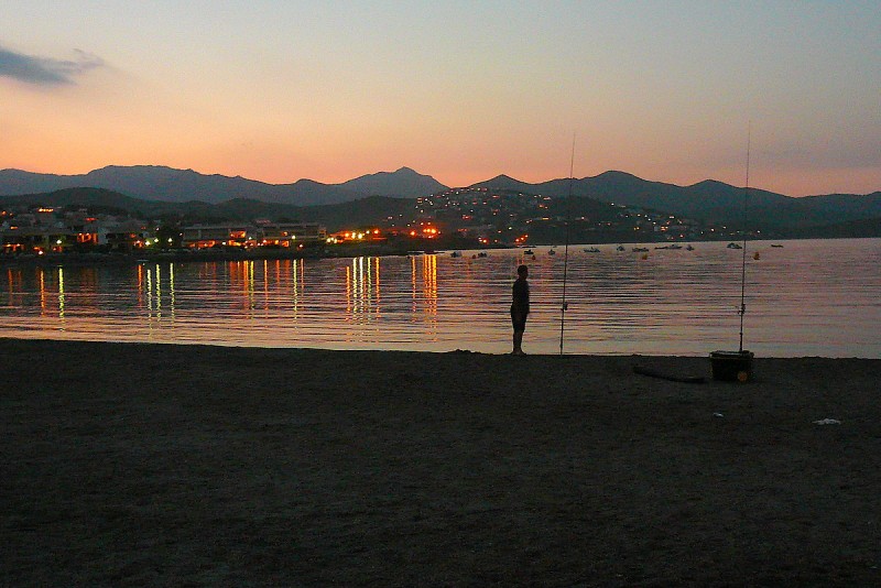 atardecer en la bahia