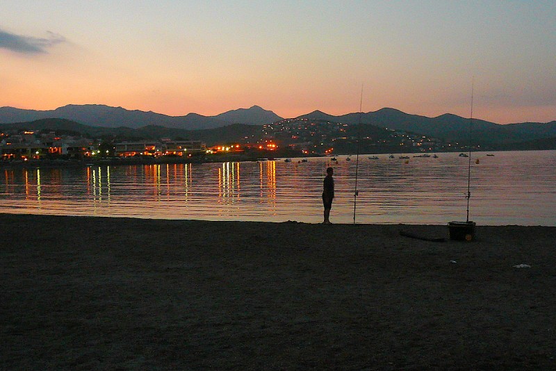 atardecer en la bahia