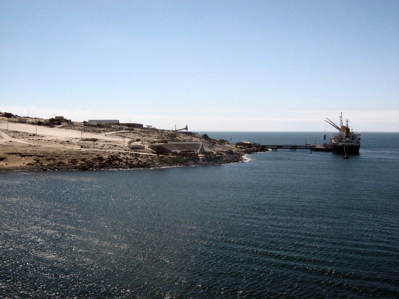 Muelle de carga de mineral