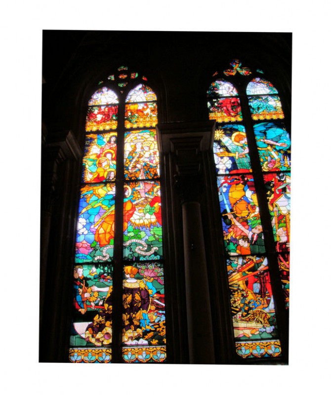 Vidrieras Catedral Friburgo en Suiza