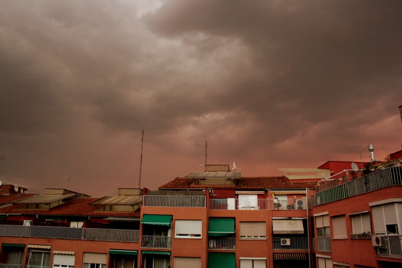 Tormenta desde mi balcon