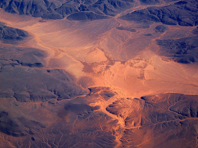 vuelo sobre el Sahara