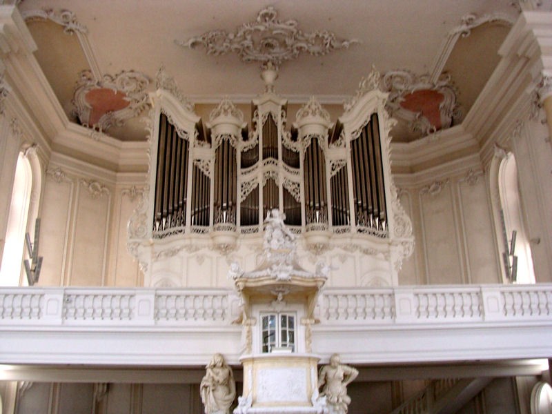 Organo de la iglesia barroca protestante Ludwigskirche en Saarbrcken