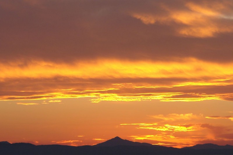 cielo rojo