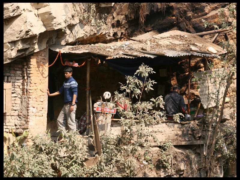 Vivienda en la roca