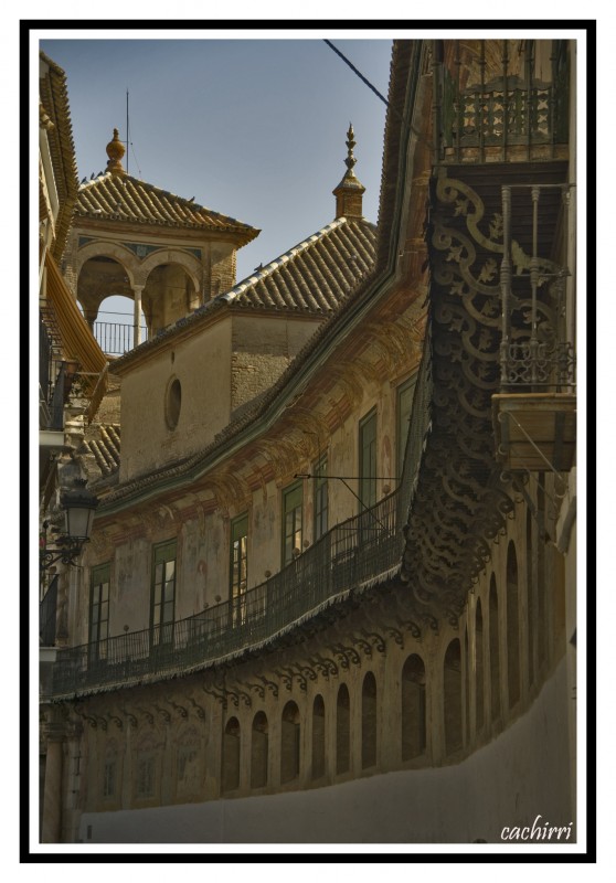 el balcon del palacio de los Marqueses de Peaflor