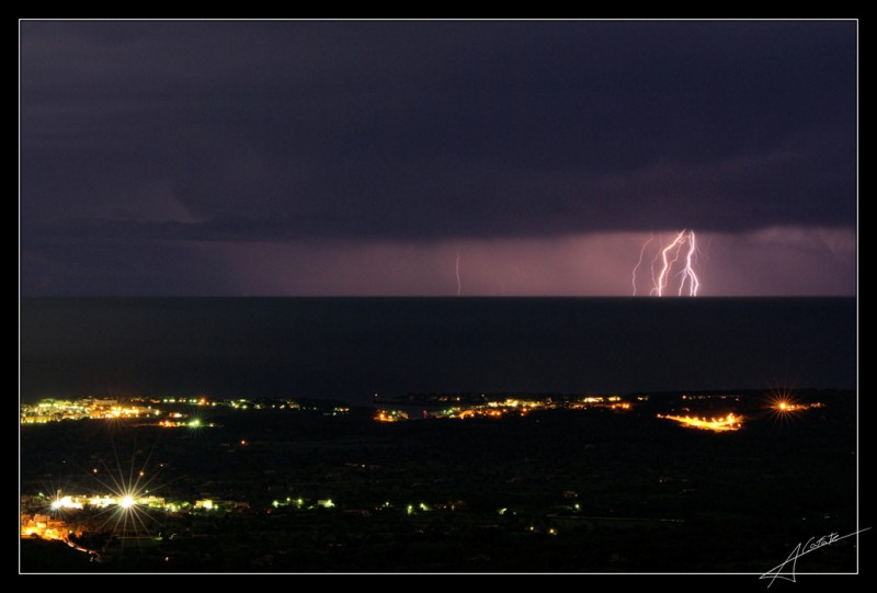 Tormenta sobre Cala D\'Or