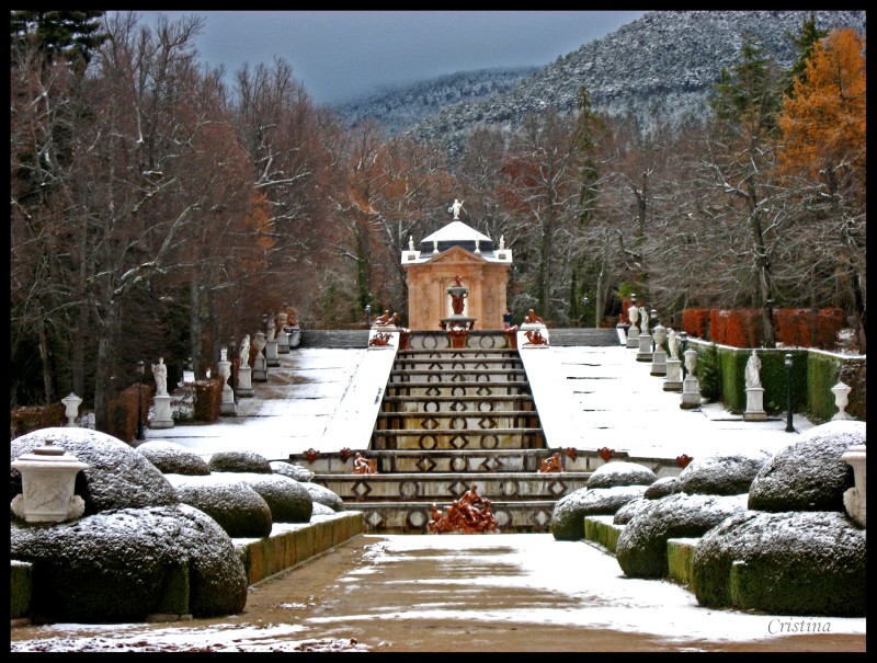 Otoo en los jardines del Palacio