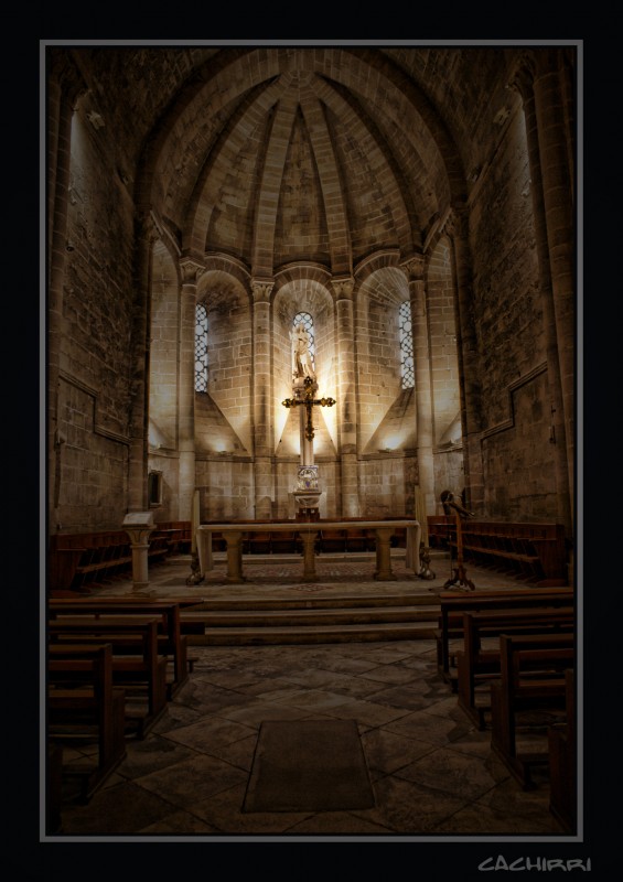 Altar Mayor del Monasterio de la Oliva  (dedicada a Patapalo con aprecio)