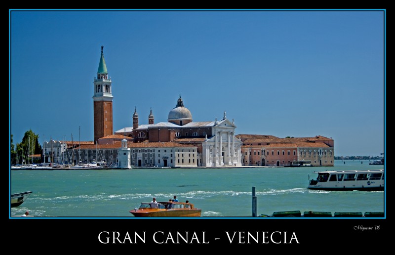 Gran canal de Venecia