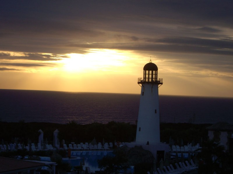 atardecer es la playa de la barrosa