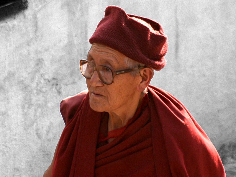 Monje tibetano