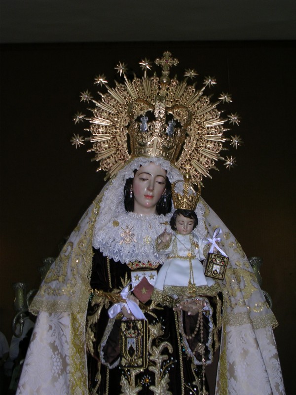 Imagen de la Virgen del Carmen de Estepona