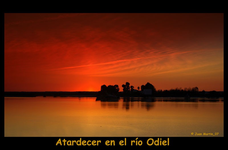 ATARDECER EN EL RIO ODIEL II