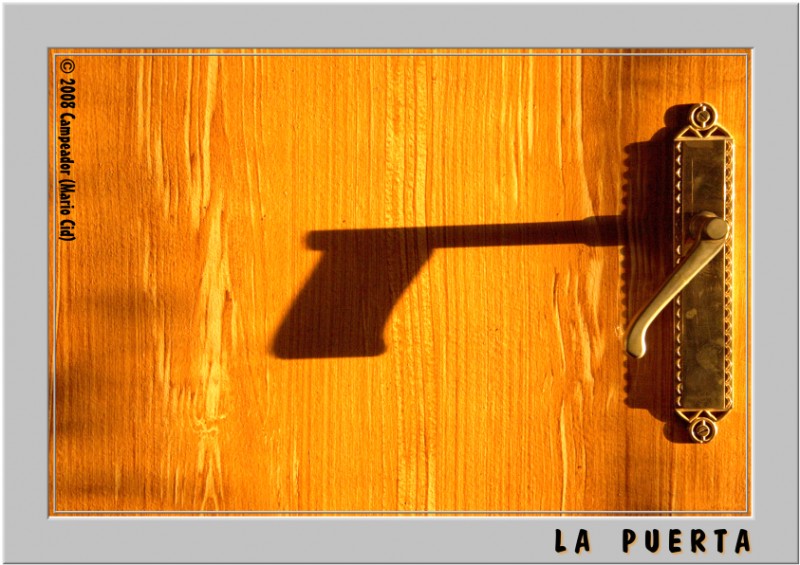 La Puerta - Fotografa dedicada por Campeador a Juanky (Juan Carlos Roldn Hierro)