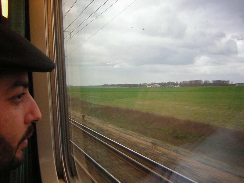 En un tren rumbo a Paris