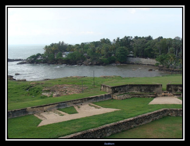 Vista parcial del fuerte holands en Galle