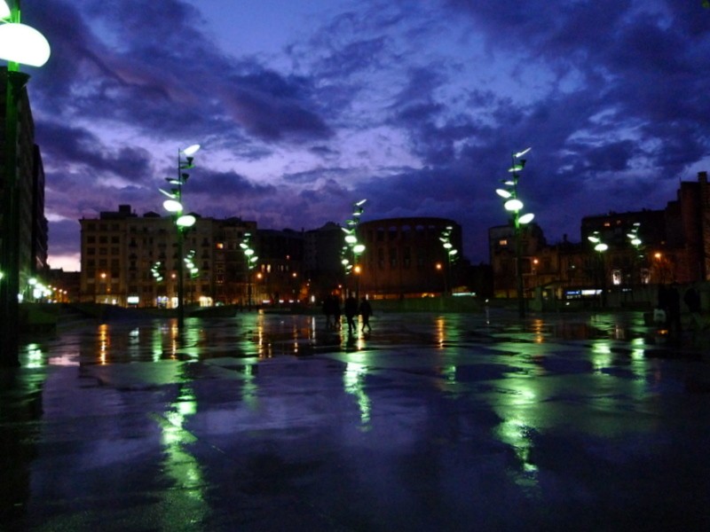 reflejos de la lluvia