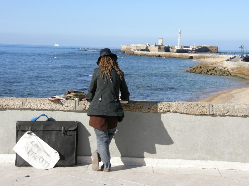 Mirando el mar de Cdiz