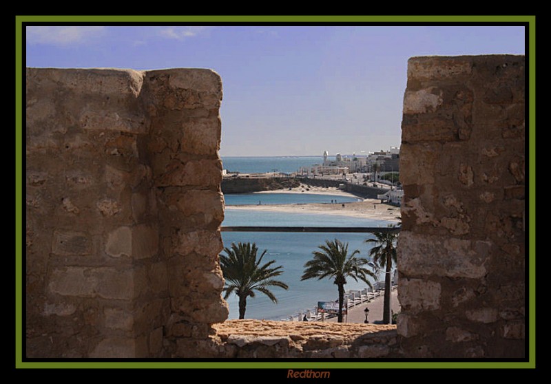 Vista de Monastir desde la fortaleza del Ribat