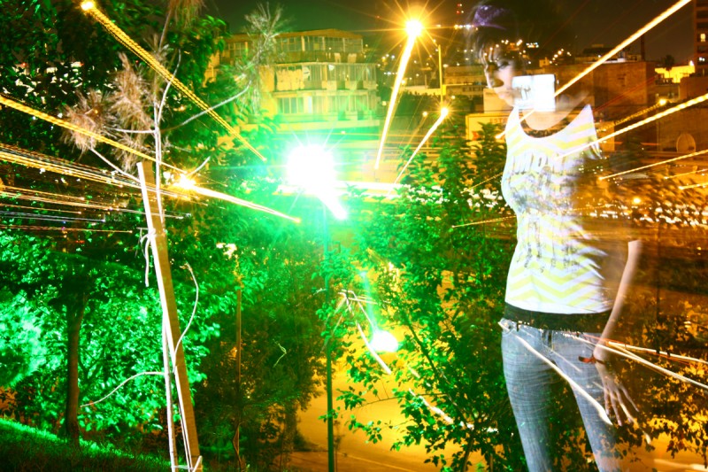 zoom, lights, trees and a shirt of \