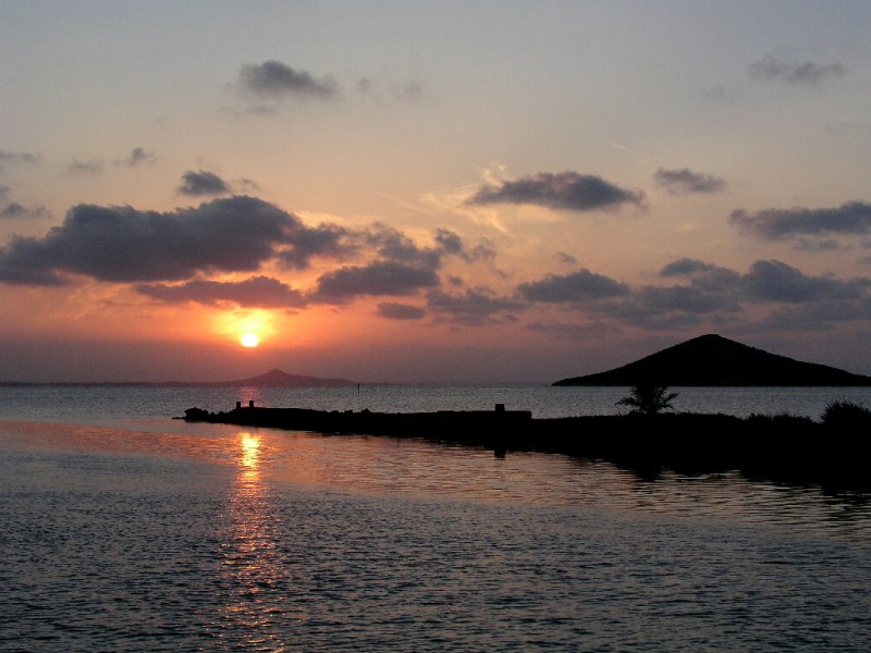 Atardecer en el Mar Menor