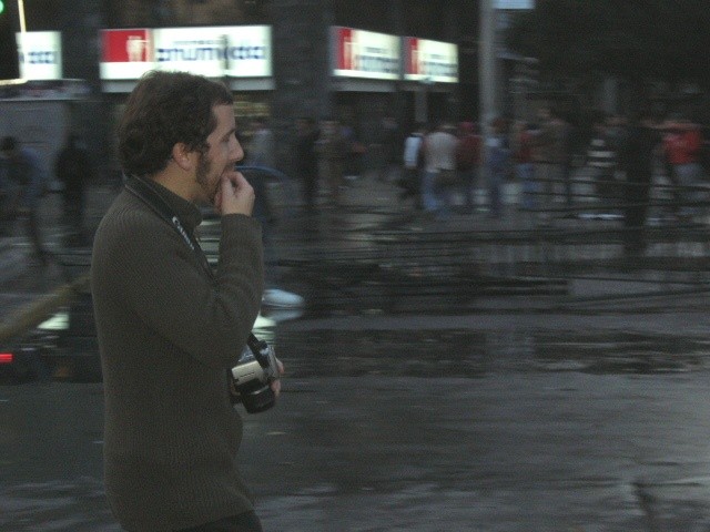 Protestas en el centro