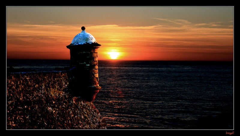 Atardecer en la caleta