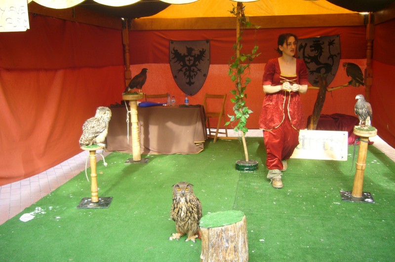 animales mercado medieval