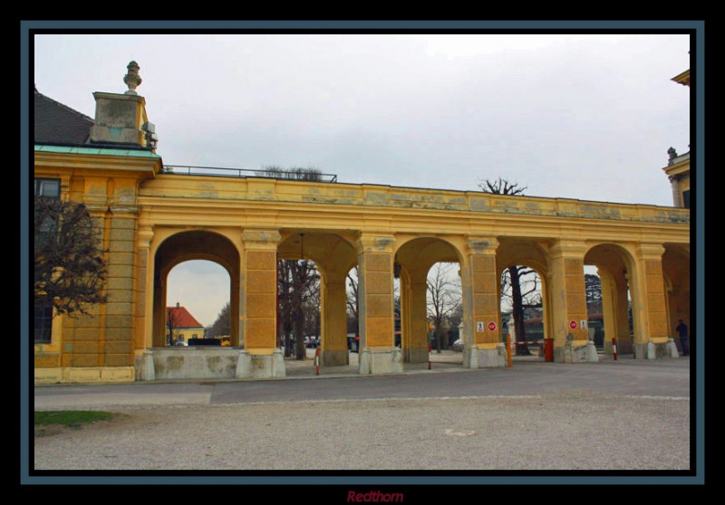 Arcadas en el palacio de Schnbrunn