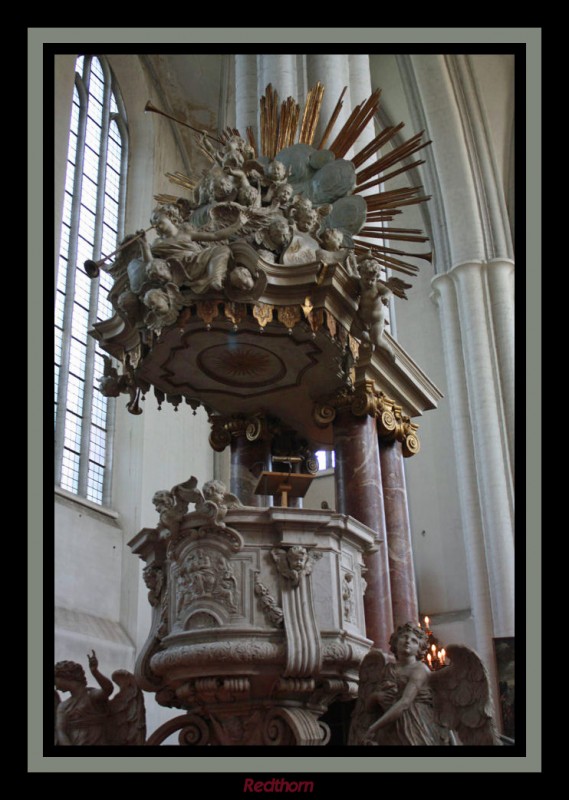 Plpito barroco en St. Marien Kirche
