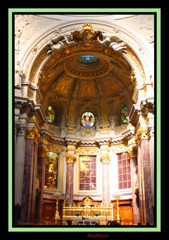 Altar mayor de la Catedral Evanglica de Berln