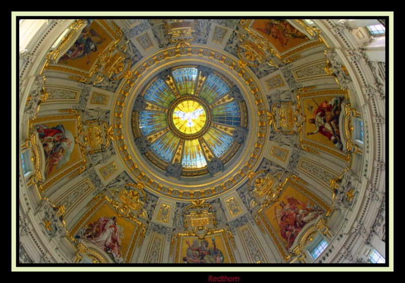 Interior de la cpula de la Catedral de Berln