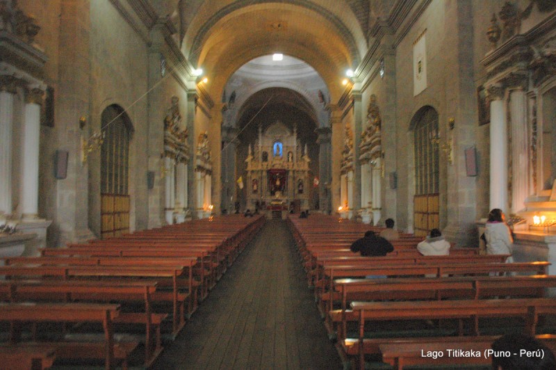 Catedral de Puno. Interior.