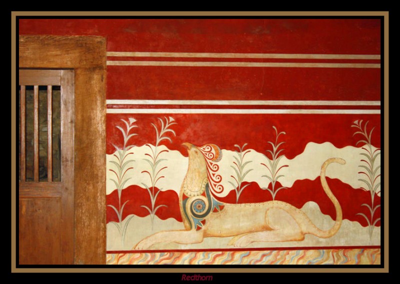 Fresco animal mitolgico