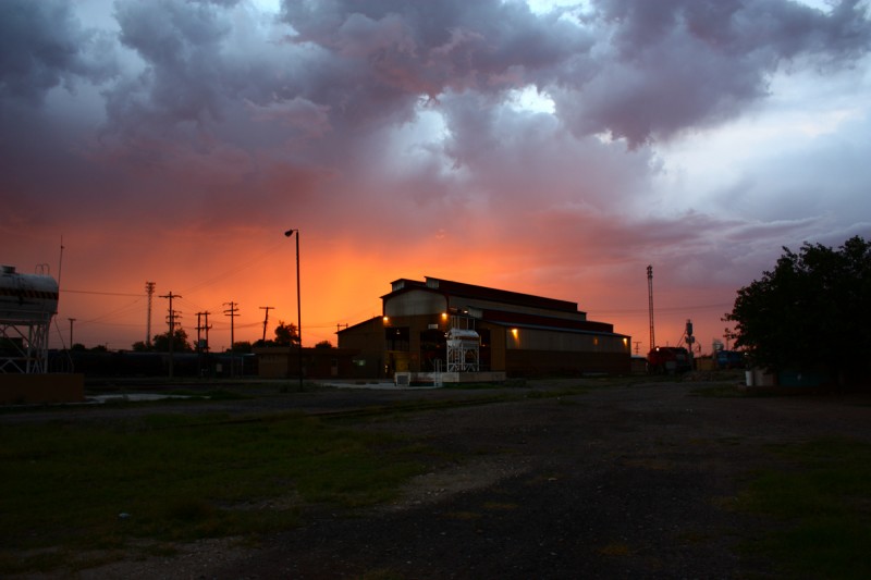 rojo atardecer