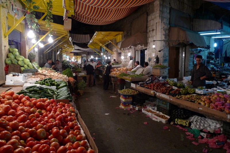 mercado de frutas y verduras