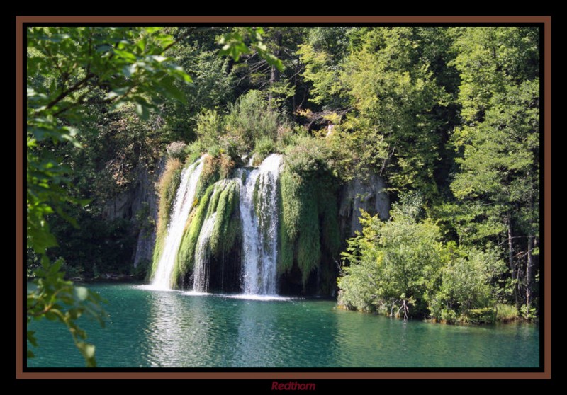 Cascada en el Parque de Plivitce