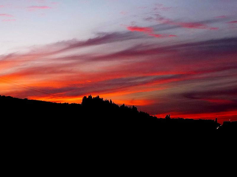 Cielo en llamas