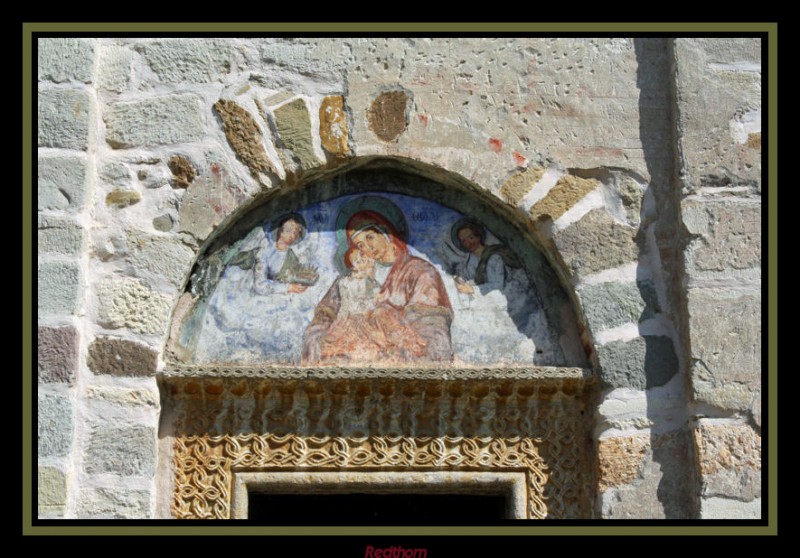 Portico del monasterio de Ljubostinja