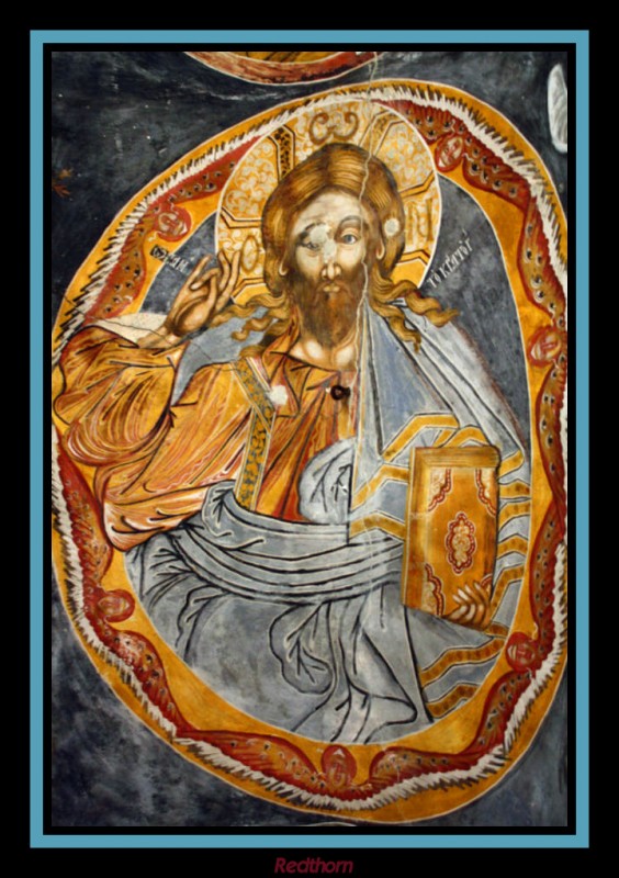 Fresco en el Monasterio de Ravanica