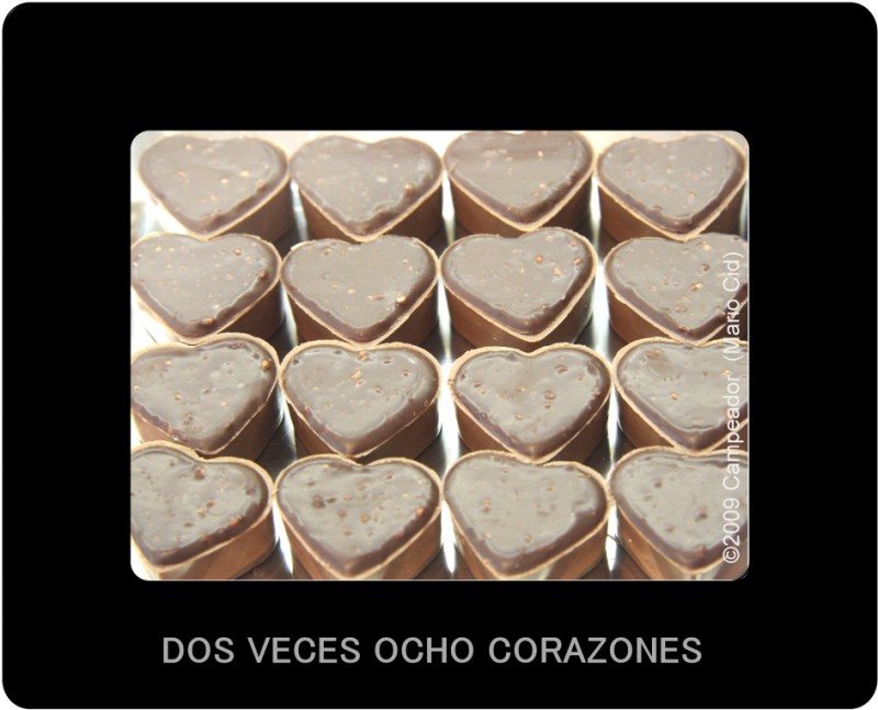 2 veces 8 corazones